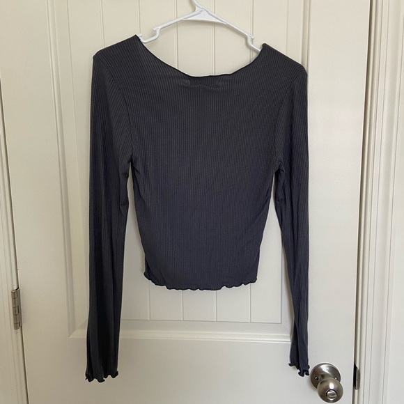 NWT | Antistar‎ women’s ruched tied cropped top — medium - Picture 5 of 5